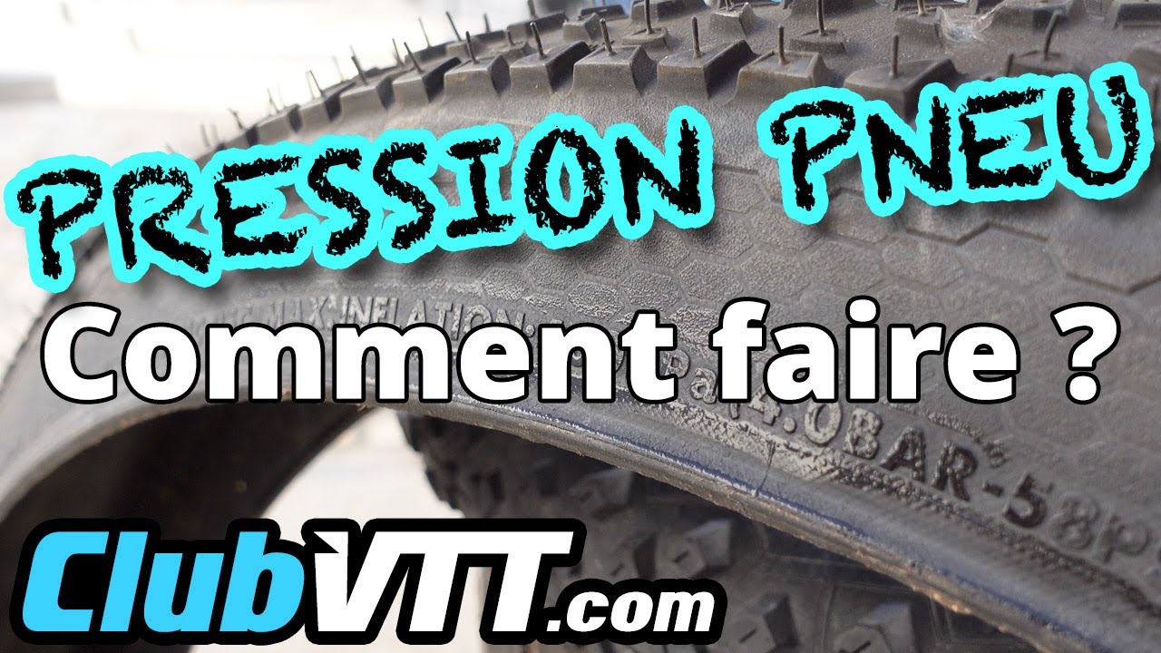 Quelle pression de gonflage pour ses pneus de vtt ? Quelle unité de mesure  utiliser ? - 699 - YouTube