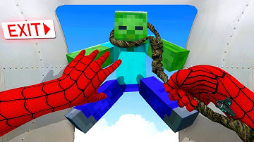 Throwing MINECRAFT Zombies Out of a Plane - Bonelab VR Mods