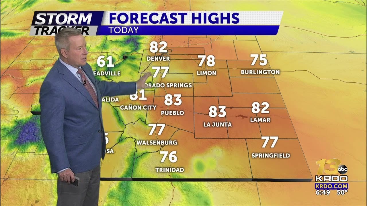 Partly cloudy and warm Friday - YouTube