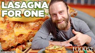 Homemade Lasagna... For ONE?!