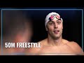 Castano held dressel top three in 50m freestyle  2024 tyr pro swim series san antonio