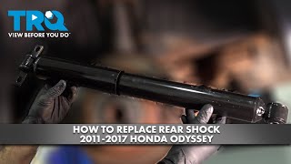 How to Replace Rear Shock 2011-2017 Honda Odyssey