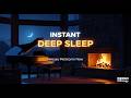 Cozy Fireplace & Relaxing Sleep Music for Melatonin Release 💤 Deep Sleep Piano for Stress Relief 🌙