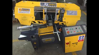 Kesmak Maki̇na Yarim Otomati̇k Dayamali Şeri̇t Testere Tezgahi Kmy 280