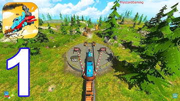 Slingshot Train - Gameplay Walkthrough Part 1 All Levels (Android,iOS)