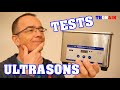 Nettoyeur  ultrasons  presentation  tests  ultrasonic cleaner