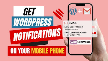 Get WordPress and WooCommerce Notifications on your mobile ~ Configure email on your mobile