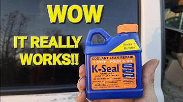 K SEAL Heater core repair. This stuff really works. I can
