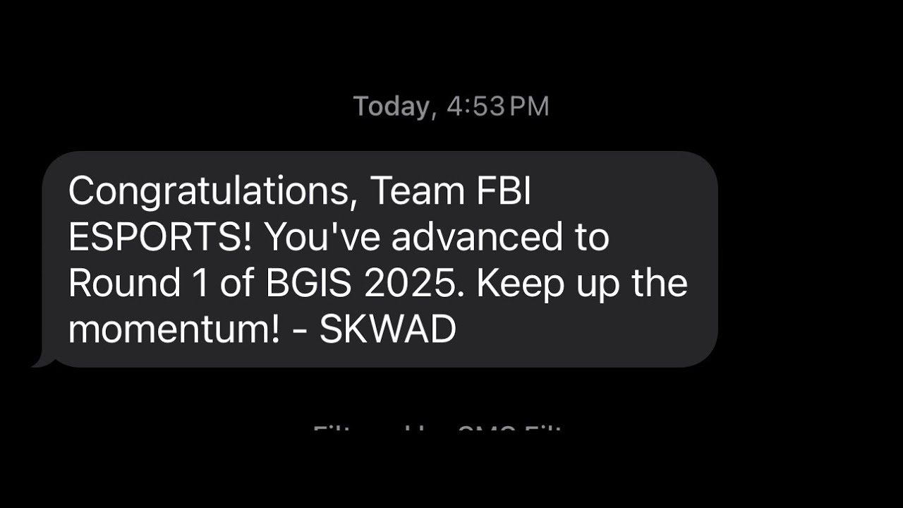 QUALIFIED FOR BGIS ROUND 1 🥷 TEAM FBI ️ - YouTube