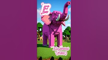 ABC Colorful Minecraft Animal (EFGH) #abcsong #colorsong #minecraft #kidsongs