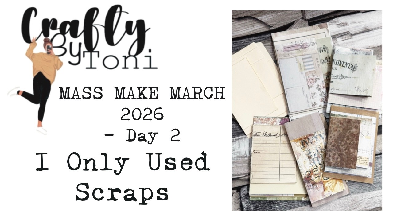 I Challenged Myself to Only Use Scraps… and Made 6 Journals…#massmakemarch2026