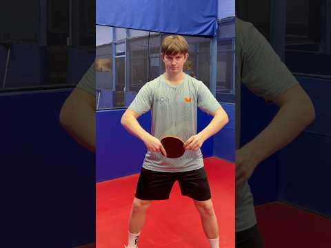 Как сделать топс слева по подрезке/How to perform a backhand topspin against a chop#tabletennis