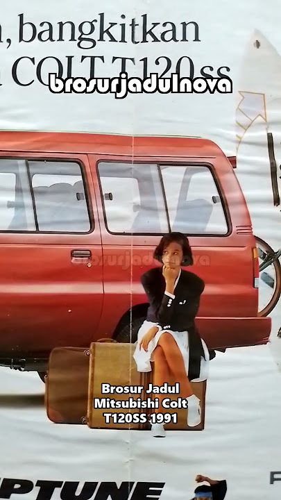 Brosur Jadul Mitsubishi Colt T120SS 1991 Video versi pendek