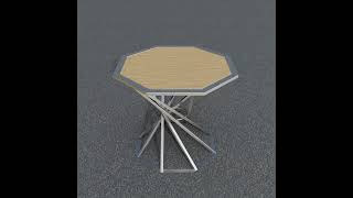 Octagon table 🛑🔥#design #render #shorts
