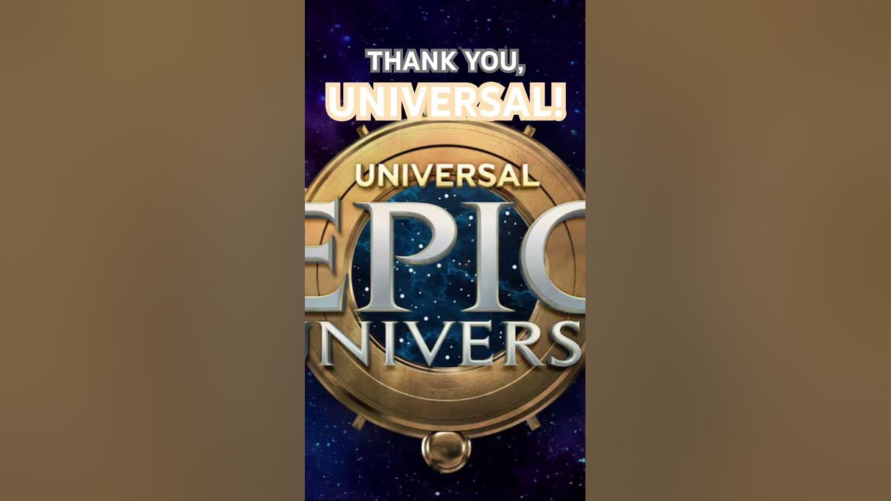 UNIVERSAL EPIC UNIVERSE! | Thank you SO much, @UniversalPictures! UNIVERSAL EPIC UNIVERSE! | Thank you SO much, @UniversalPictures!