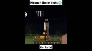 Minecraft SCARY Myths 😱 | Minecraft Horror | #shorts
