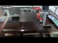 Automatic spray painting wooden veneered MDF office furniture Automatic spray painting wooden veneered MDF office furniture