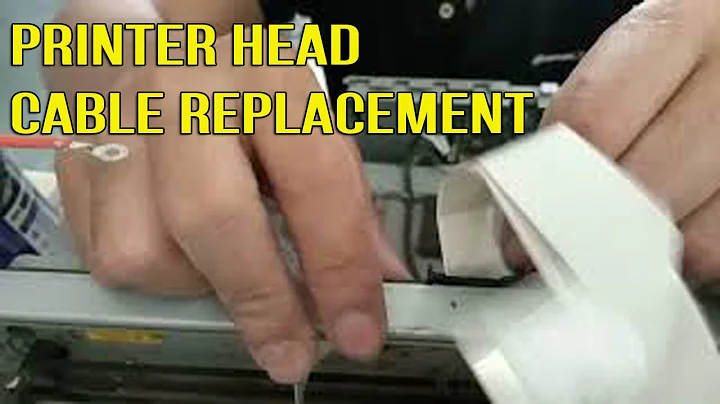 REPLACE FLEXIBLE CABLE OR PRINTER HEAD CABLE (EPSON LQ-310)