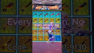 EVERY Weapon Unlocked 🔥 Fortnite FFA Map (OG + Mythics + Exotics!)