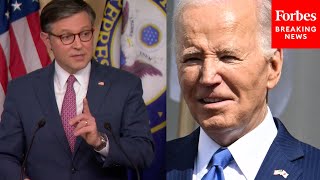 BREAKING NEWS: Speaker Johnson Accuses Biden Of Becoming 'An Anti-Israel President'