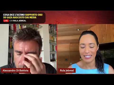 Video Alessandro Di Battista - Cosa dice lultimo rapporto ONU .. Con Rula Jebreal (30.06.26)