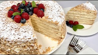 Napoleon Cake / Napoleon Cake Recipe / How To Make Napoleon Cake Recipe