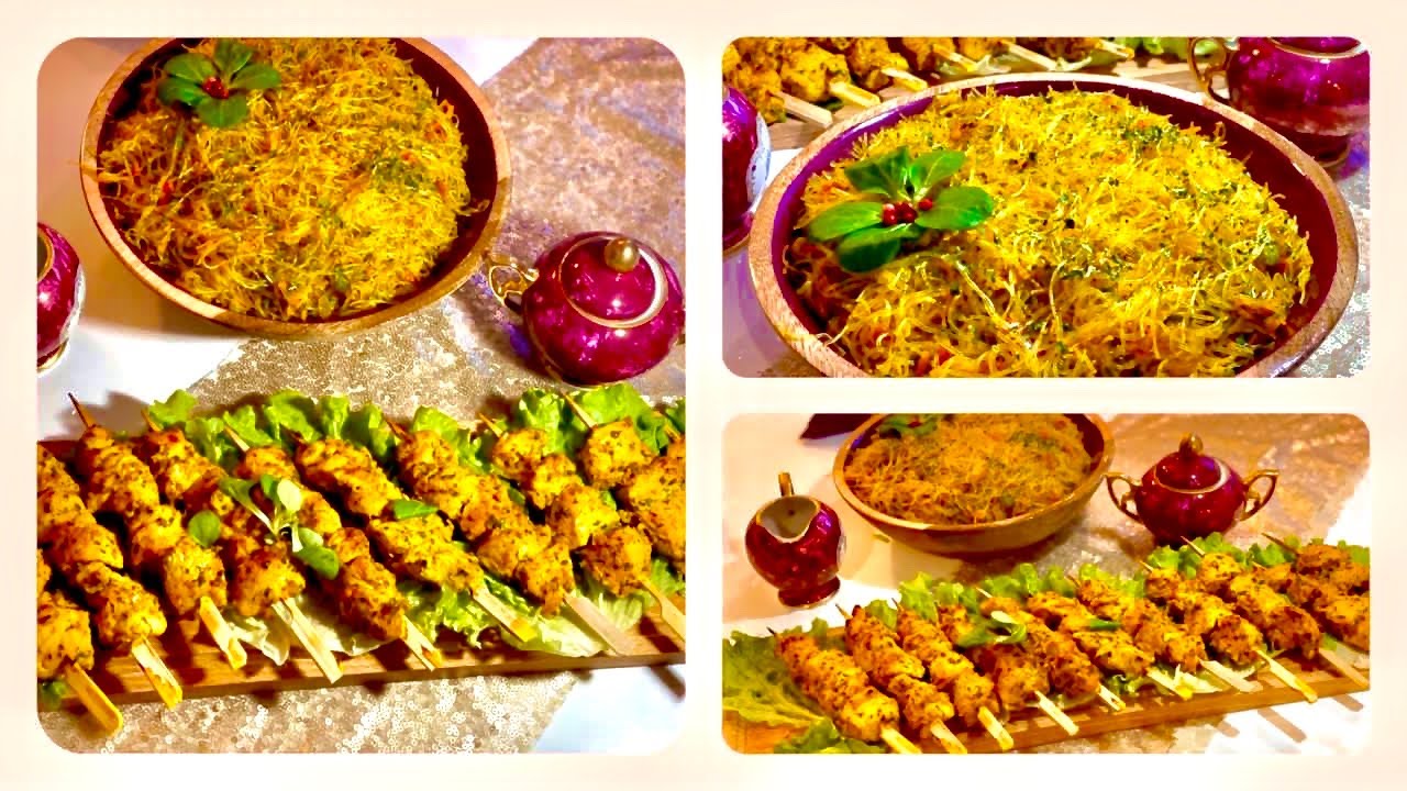 🌸 قطبان الدجاج فالفران  بشرمولة خطيرة + الشعرية الصينية بالخضر مذاق هائل  🌸