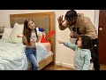 LONDON GETS HER BELLY PIERCED PRANK ON DAD !!!