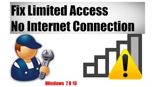 WiFi Connection Problems Solved! Limited access - No internet connection at window 7 8 and 10