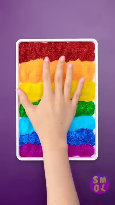 Rainbow hands on your T-shirt in 2 minutes! || Rainbow Crafts and Hacks that really work 🌈 #shorts