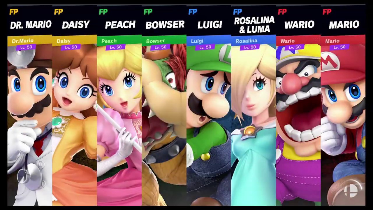 Super Smash Bros Ultimate Amiibo Fights Request #286 Super Mario Party Team Smash