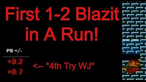 First 1-2 Blazit in A Lost Levels Speedrun!