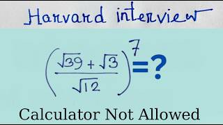 Can You Solve This Harvard Admission Interview Question? | Calculator Not Allowed