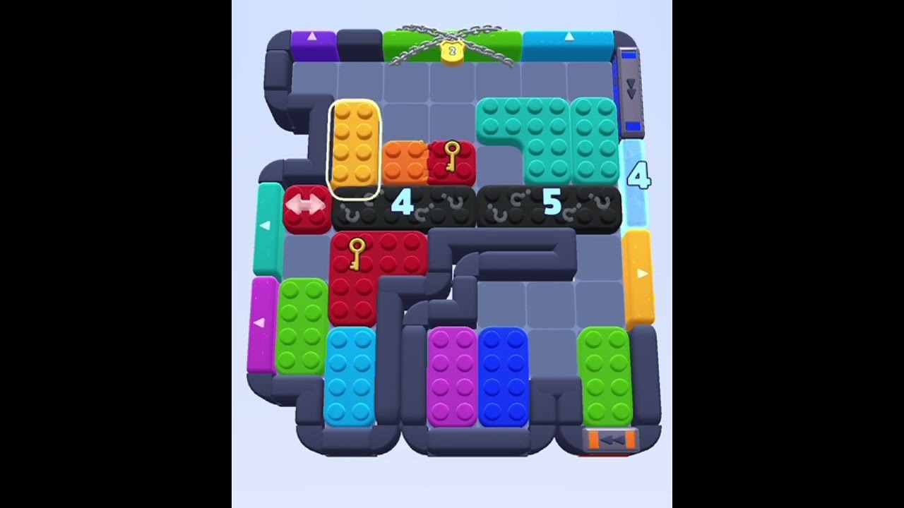 Color Block Jam Level 717 and 718 Easy Game Solution Walkthrough