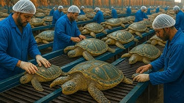 Inside the World’s Largest Turtle Megafarm: From Egg Incubation to Global Supply Chain Process