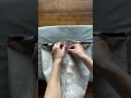 お気に入りの生地でぺたんこトートバッグ作ってみた #shorts