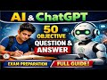 AI 50 Important Question and Answer || टॉप महत्वपूर्ण प्रश्न || Computer Exam Oriented Questions