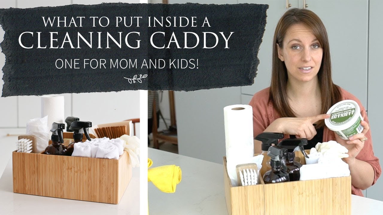 How to Put Together an Organized Cleaning Caddy - Mom 4 Real