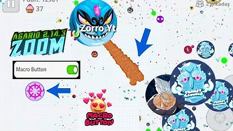 🧸Agario 2.14.3 Zoom Mod Menü🌊+X8 Speeder+ Fasted Macro Button☃️