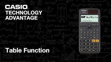 fx-83GTX and fx-85GTX Table Function
