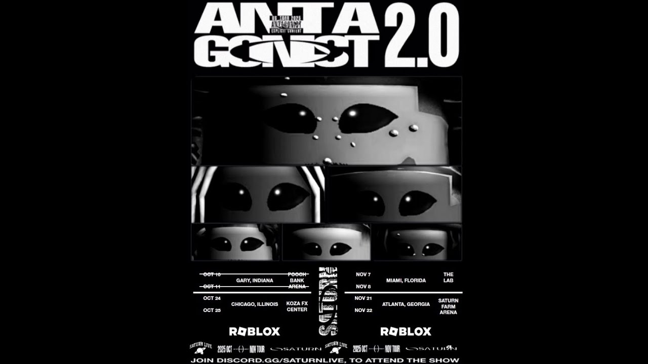Antagonist Tour Roblox FULL SET Chicago Saturn Live YouTube 