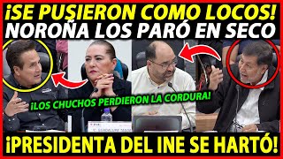 ¡PRESIDENTA DEL INE SE HARTÓ! NOROÑA LOS PARA EN SECO, LOS CHUCH0S SE PUSIERON COMO L0C0S