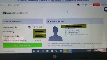 How to join an online meeting at FreeConferenceCall