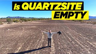 Our Quartzsite Camping Area Is Empty! Where is Everyone?