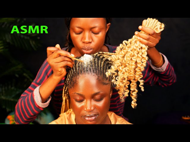 SLEEP ASMR✨MY COUSIN GAVE ME THE MOST RELAXING SCALP SCRATCHES,GUM CRACKING AND VITAMIN E CAPSULE.