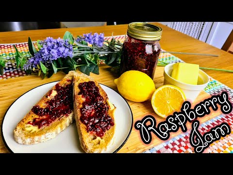 Quick & Easy Homemade Raspberry Jam...