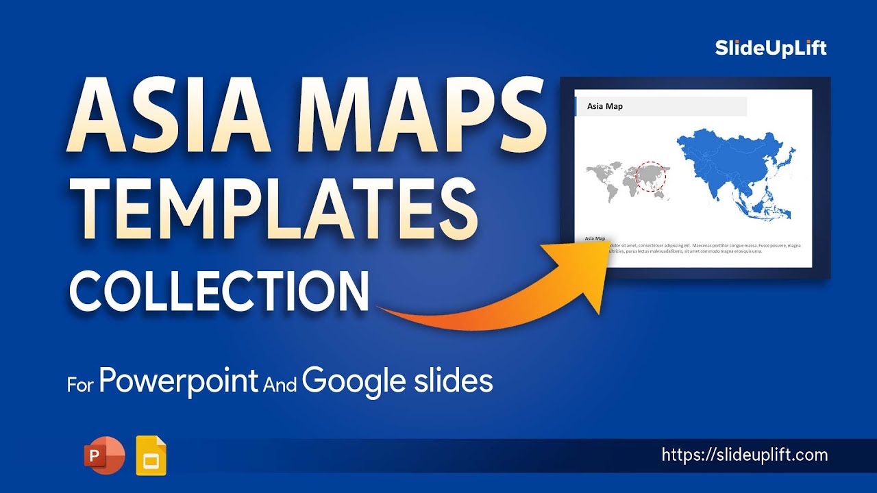 Asia Maps PowerPoint & Google Slides Templates - Editable Templates For Presentation