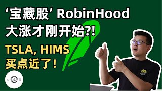 【10万美元投资挑战】Robinhood 大涨才刚开始？Tesla，Hims买点接近！｜财经观察站 #HOOD #TSLA #HIMS