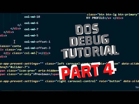 DOS DEBUG COMMANDS | Tutorial | Part 4