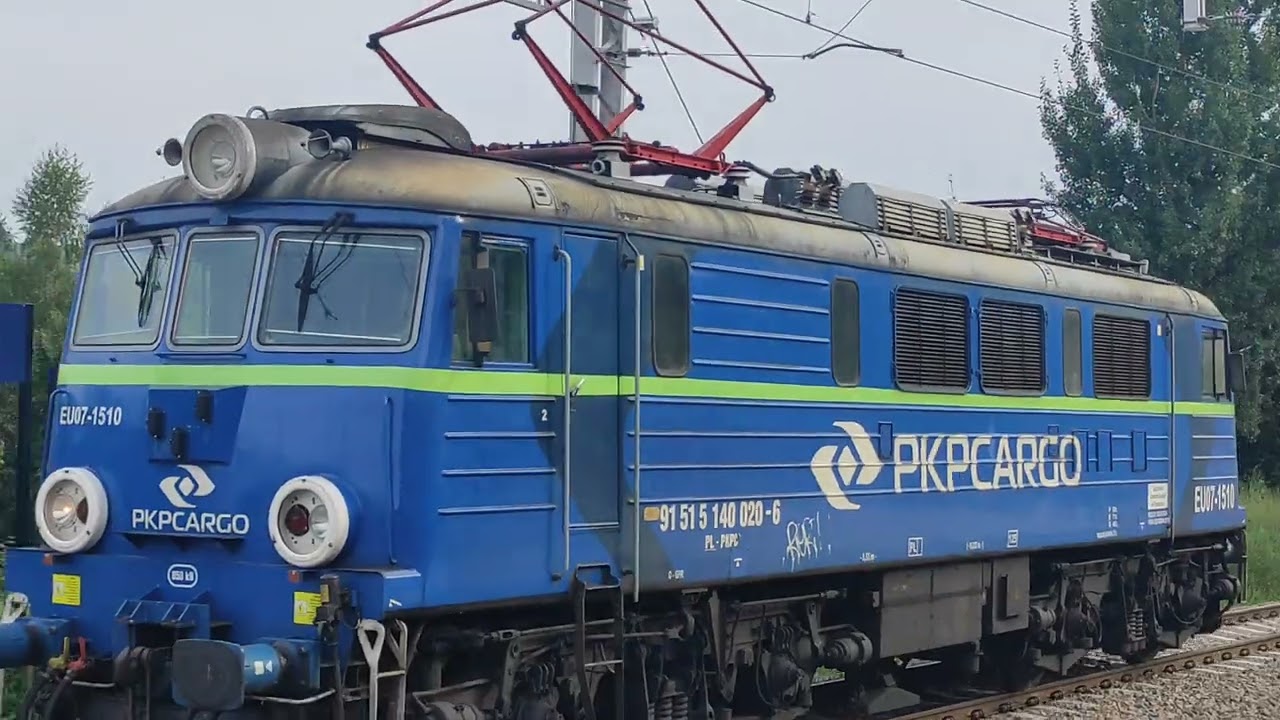 EU07-1510 manewruje przy poc.TLK Karpaty z Gdyni Głównej po stacji Zakopane/22.08.2024